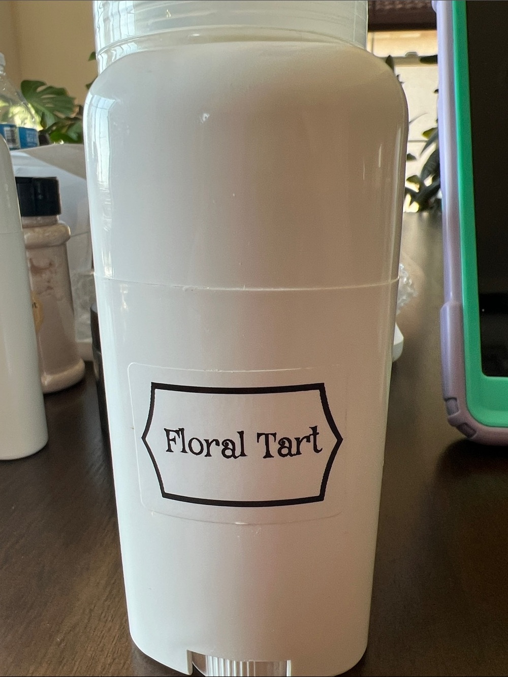 Floral Tart Scented Solid Perfume Stick - White